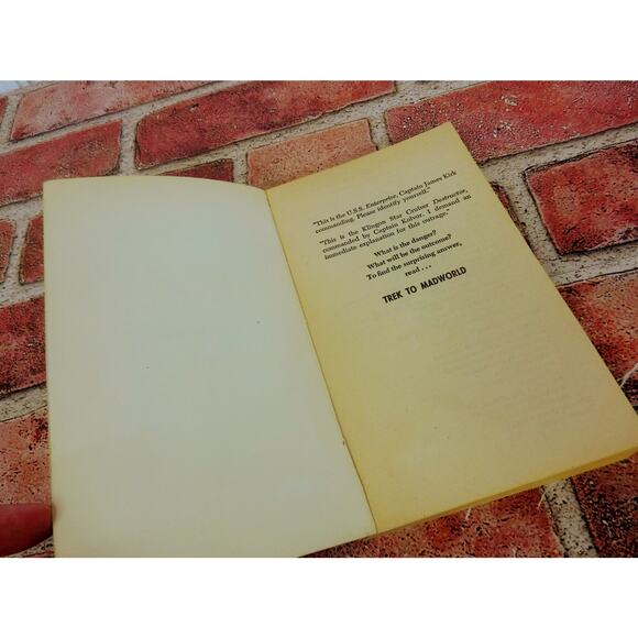 Trek To Madworld By Stephen Goldin - Star Trek PB Book Vtg Sci-Fi Fiction Novel - Picture 5 of 5
